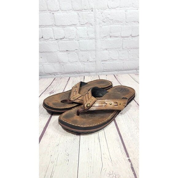 Clarks Shoes - Clark's Fenner Nerice Leather Sandals Women's Size 6.5